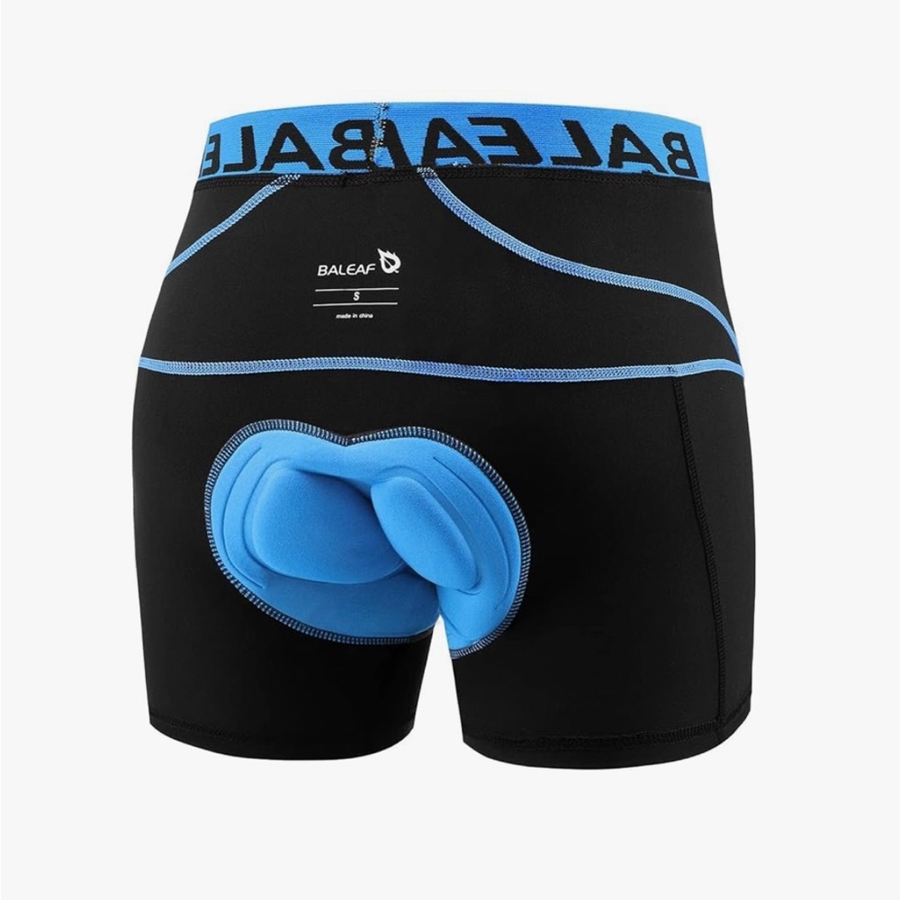 Men’s Baleaf Black 3D padded bike shorts  cycling under wear MTB liner